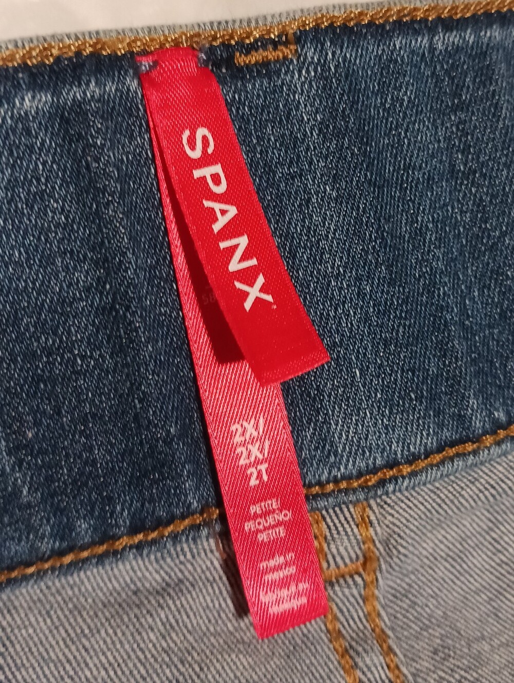 SPANX Pull On Flare Jeans Tummy Panel 2X - Picture 5 of 8